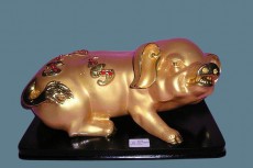 свинья статуэтка золото